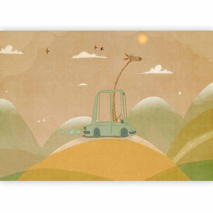 Fototapete - Traveling Giraffe