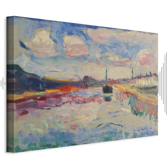 Leinwandbild - Henri Matisse – Canal du Midi