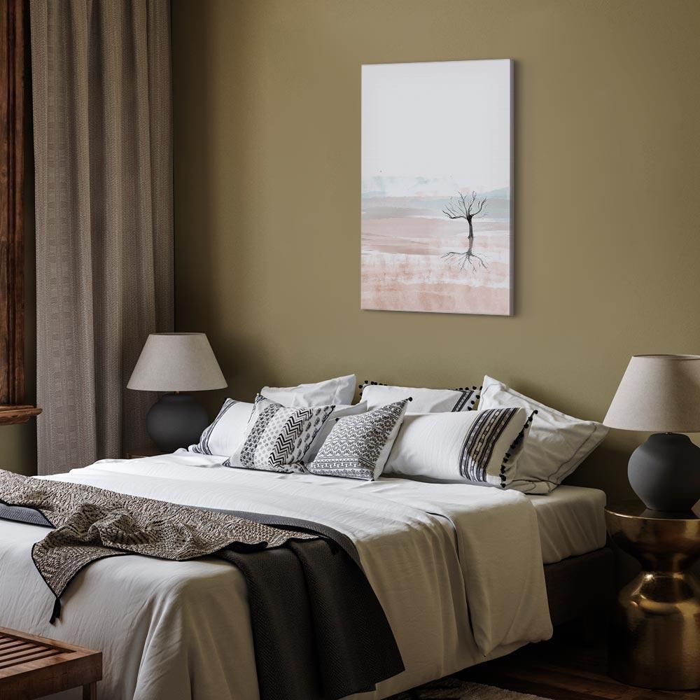 Leinwandbild - Watercolor Landscape (1 Part) Vertical