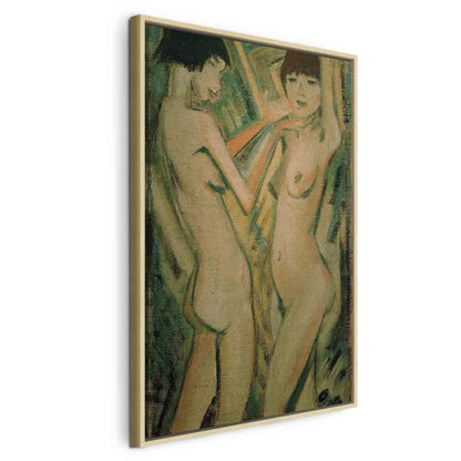 Leinwandbild - Otto Mueller – Two Girls