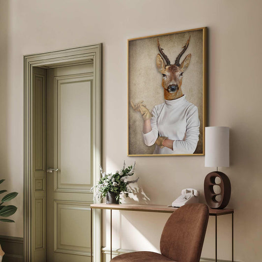 Bild auf der Wand - Lady