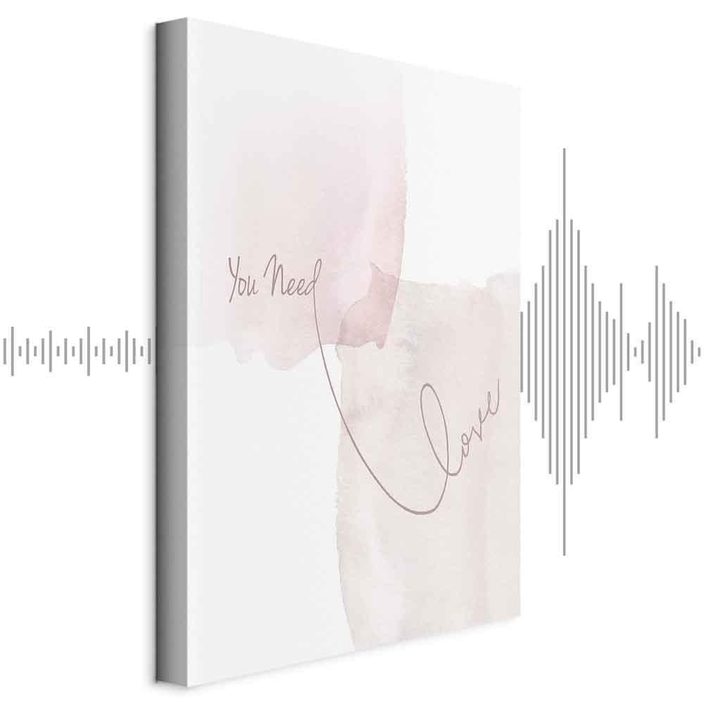 Leinwandbild - You Need Love (1 Part) Vertical