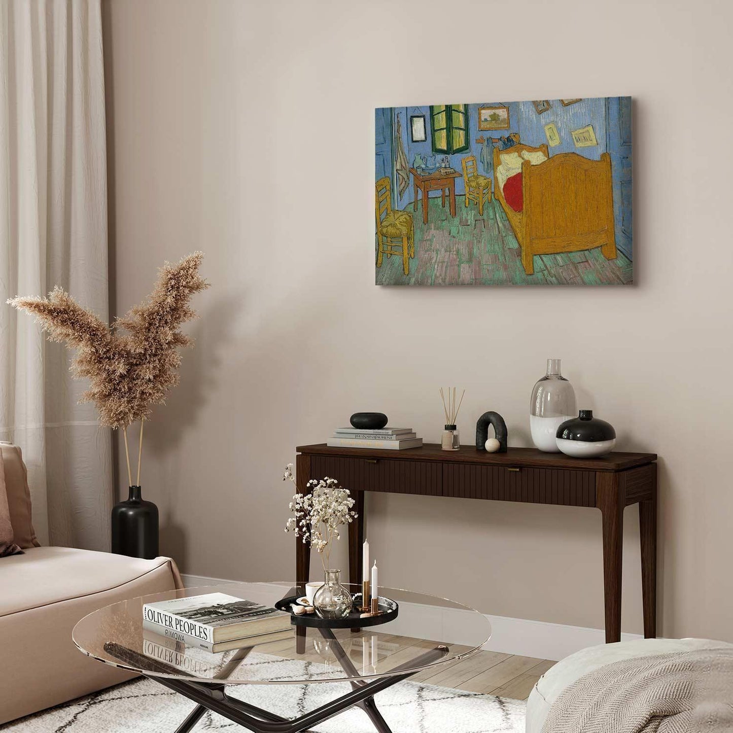 Leinwandbild - La Chambre de Van Gog Artgeist