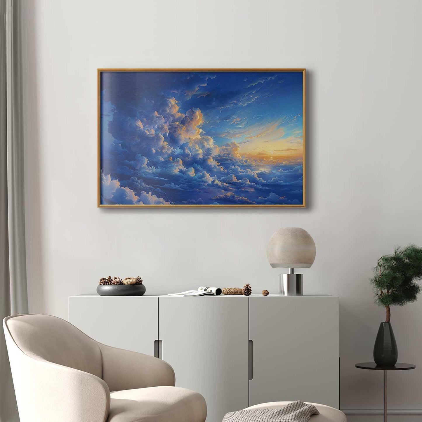 Poster - When the Sky Becomes Canvas: A Masterpiece of Nature in the Clouds