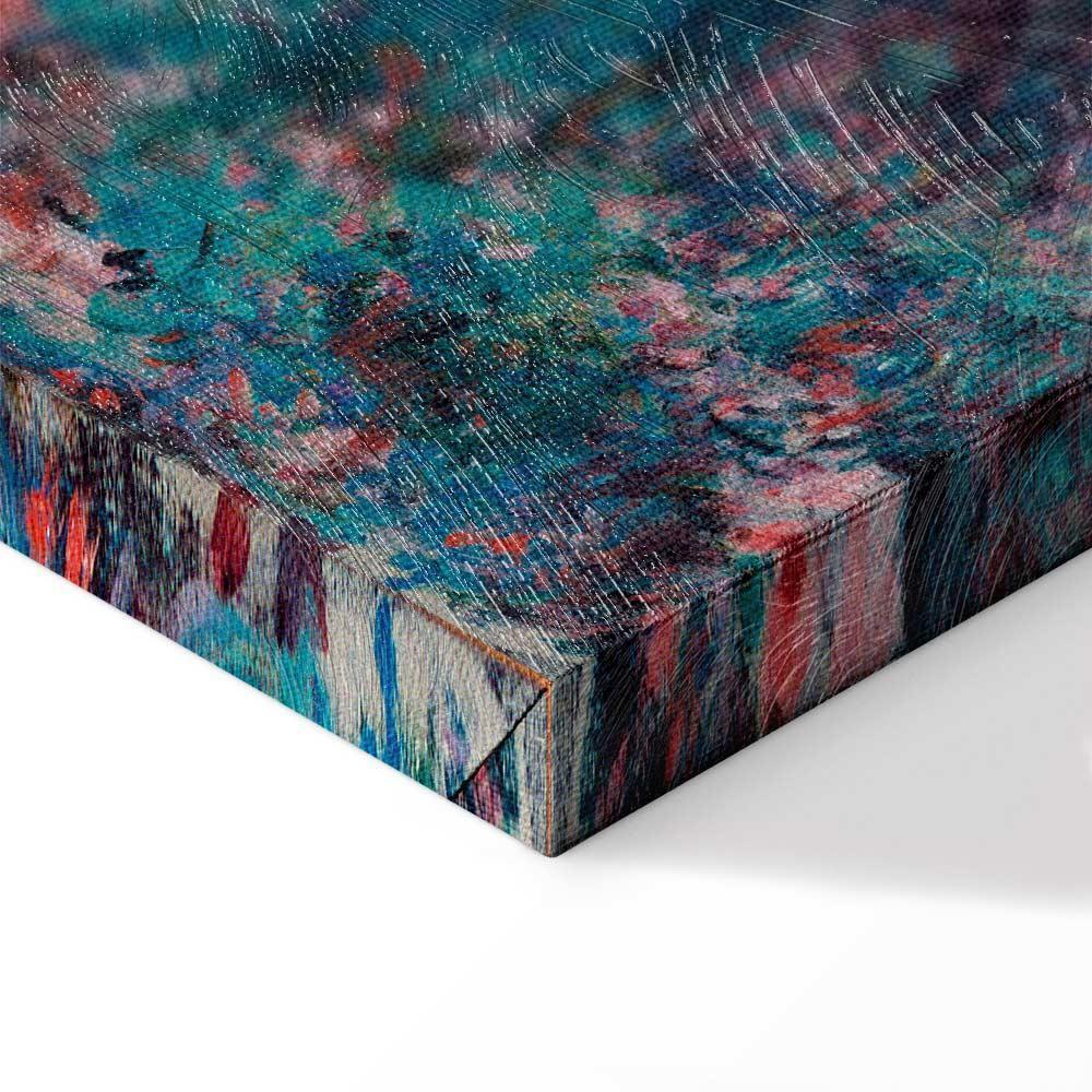 Leinwandbild - Claude Monet – La maison de l'artiste vue du jardin aux roses