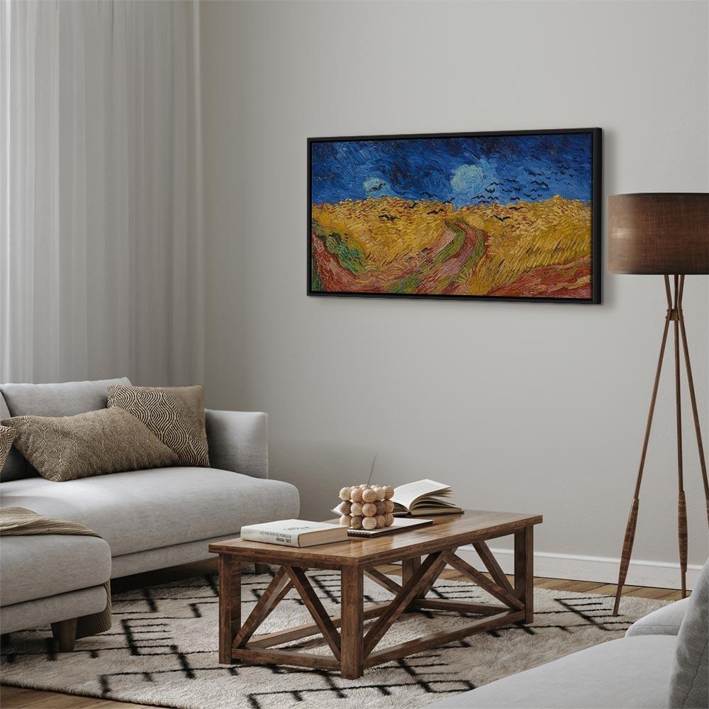 Leinwandbild - Vincent van Gogh – Wheatfield With Crows