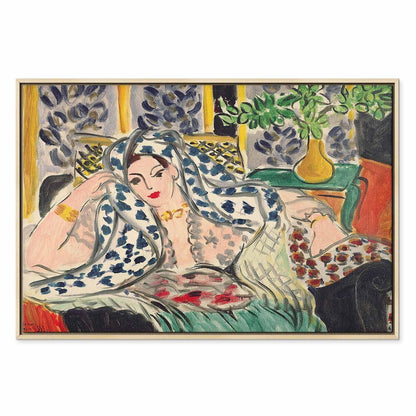 Leinwandbild - Henri Matisse – Odalisque at Fautenuil