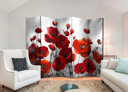 Paravent - Poppies in the Moonlight II Artgeist