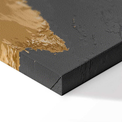 Leinwandbild - World Map: Modern Aesthetics