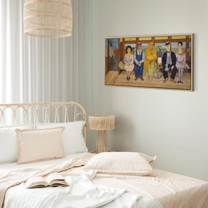 Leinwandbild - Frida Kahlo – The Bus