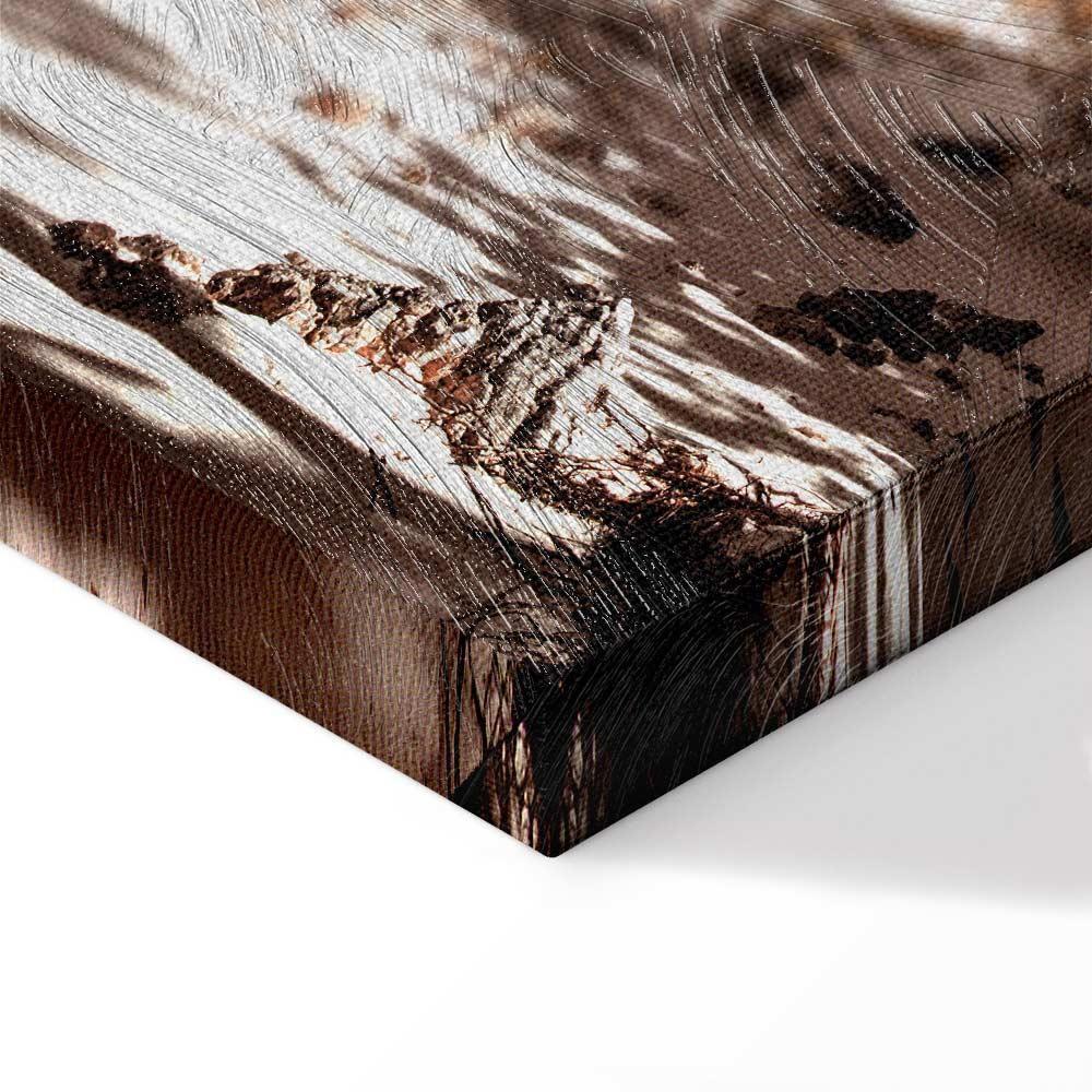 Leinwandbild - Palm Shadow (1 Part) Vertical