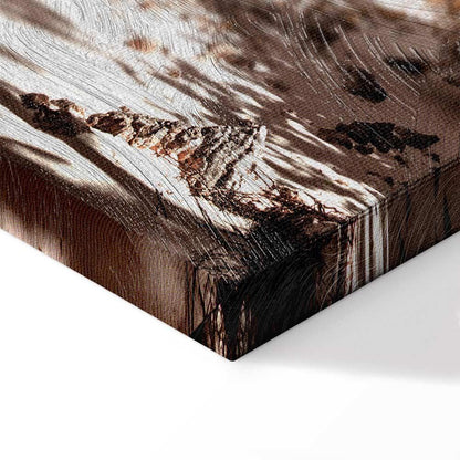 Leinwandbild - Palm Shadow (1 Part) Vertical