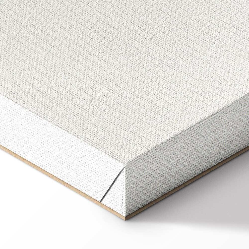 Leinwandbild - Badminton Shuttlecock on an Orange Circle Background