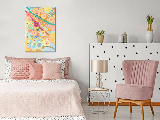 Kunstset – Bunte Kreise (Malen nach Zahlen)