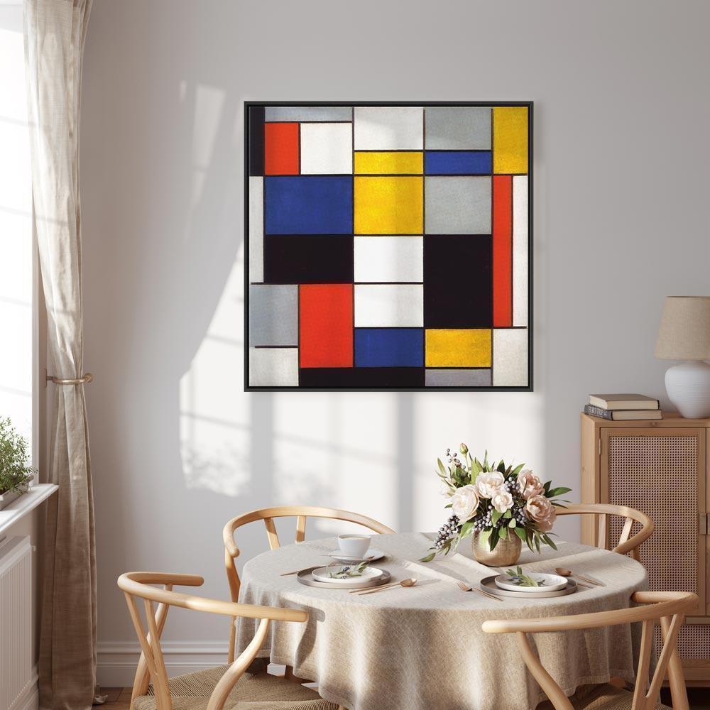 Leinwandbild - Piet Mondrian – Composition A