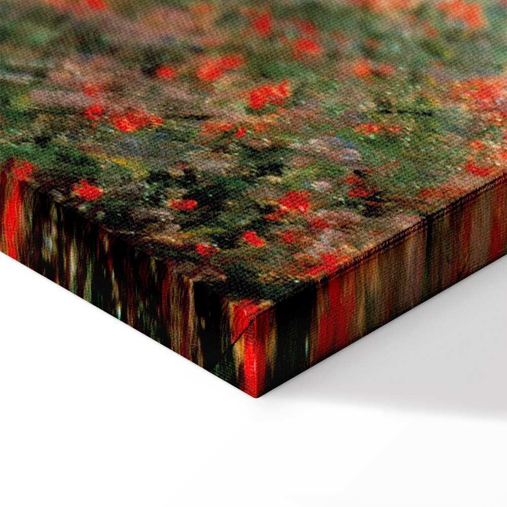 Leinwandbild - Claude Monet – Field with wild Poppies