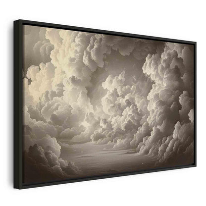Leinwandbild - Whisper of Illuminated Clouds: Soft Play of Light in the Theater of the Heavens Artgeist