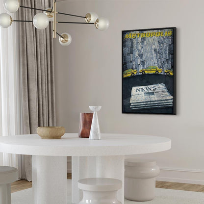 Leinwandbild - Metropolis (1 Part) Vertical