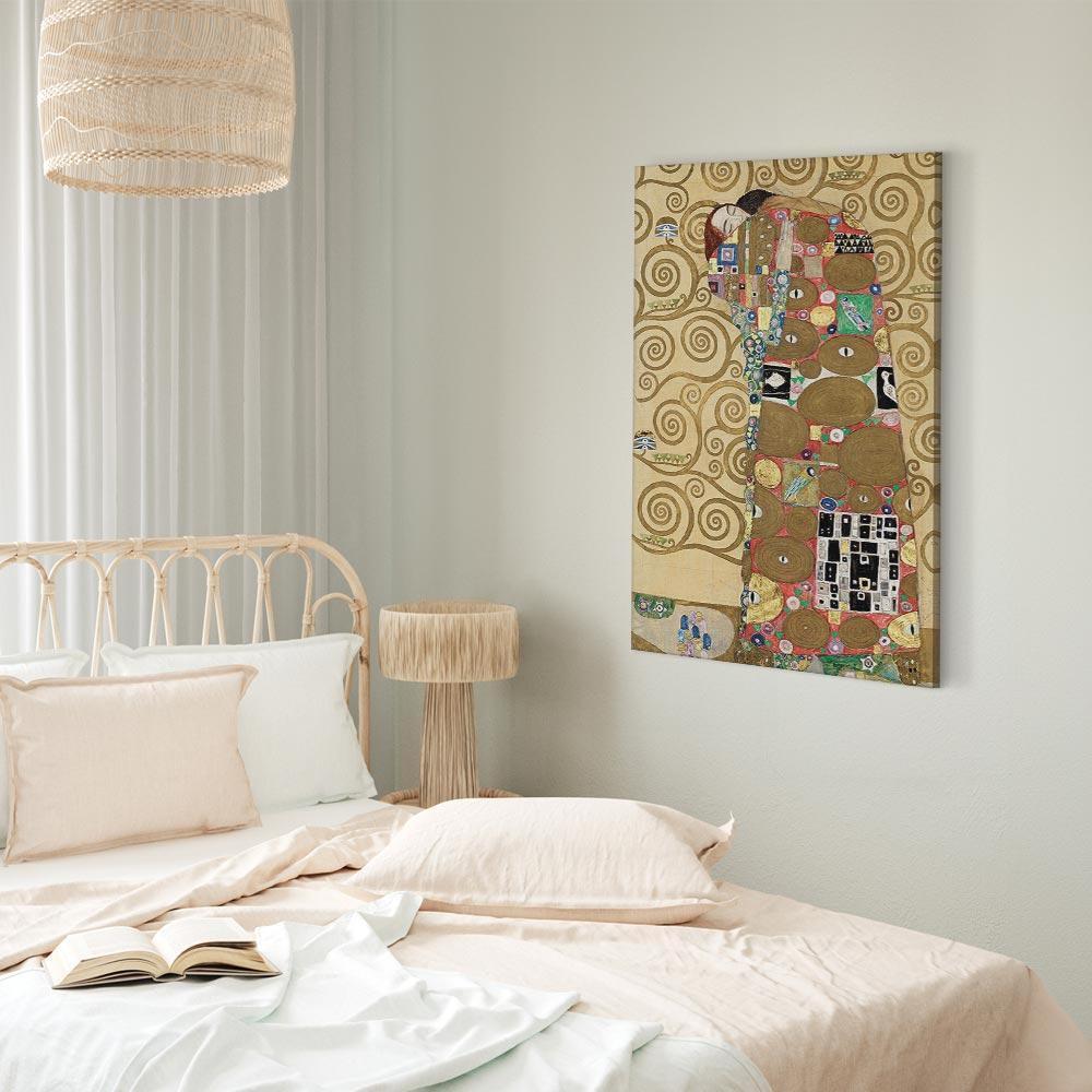 Leinwandbild - Gustav Klimt – The Fulfillment