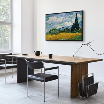 Leinwandbild - Vincent Van Gogh – Wheat Field with Cypresses