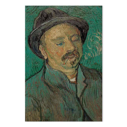 Leinwandbild - Vincent Van Gogh – Portrait of a one eyed man