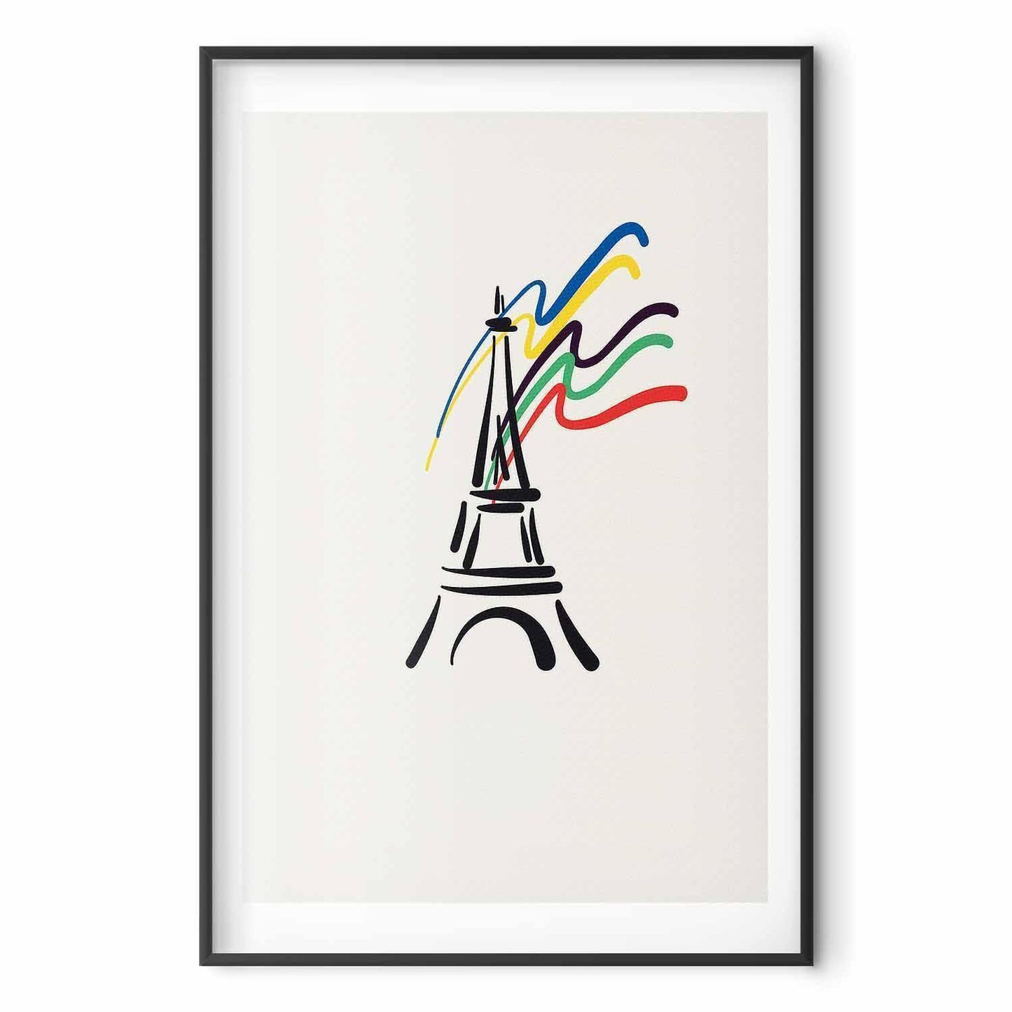 Poster - Eiffel Tower and Colors