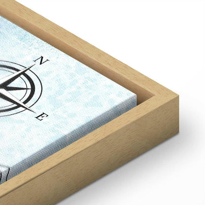 Leinwandbild - Treasure Map (1 Part) Wide