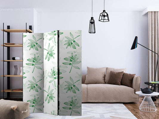 Paravent Aquarell Äste - 3-teiliger Premium Raumteiler