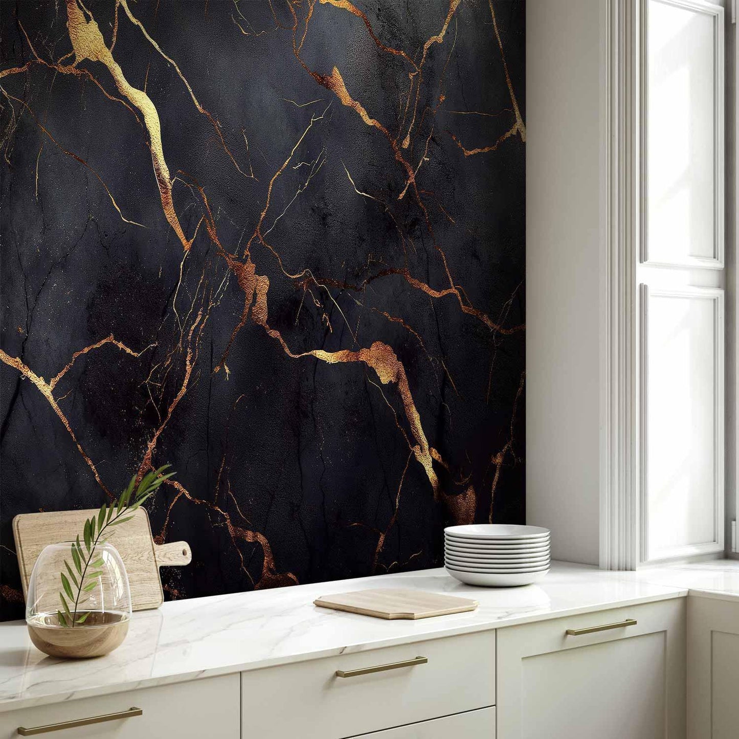 Fototapete - Golden Paths