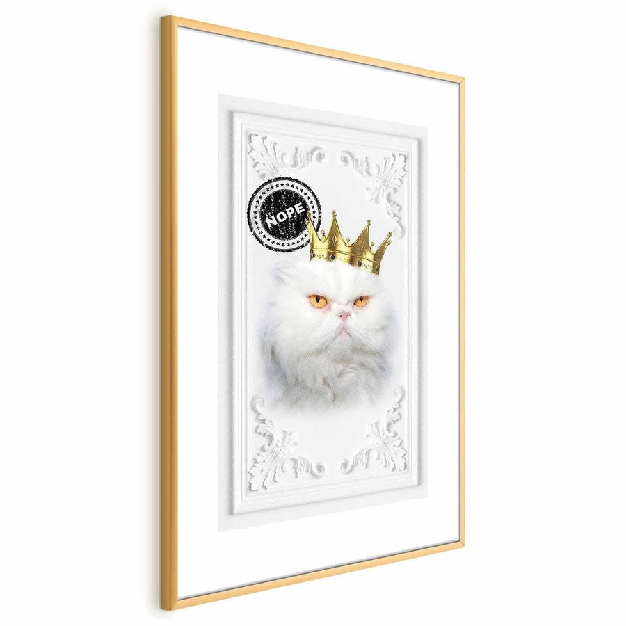 Poster - Cat King Artgeist