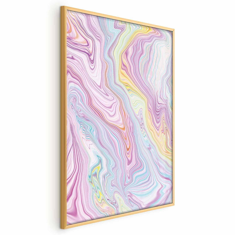 Poster - Colorful Dream - abstract shapes in pastel shades Artgeist