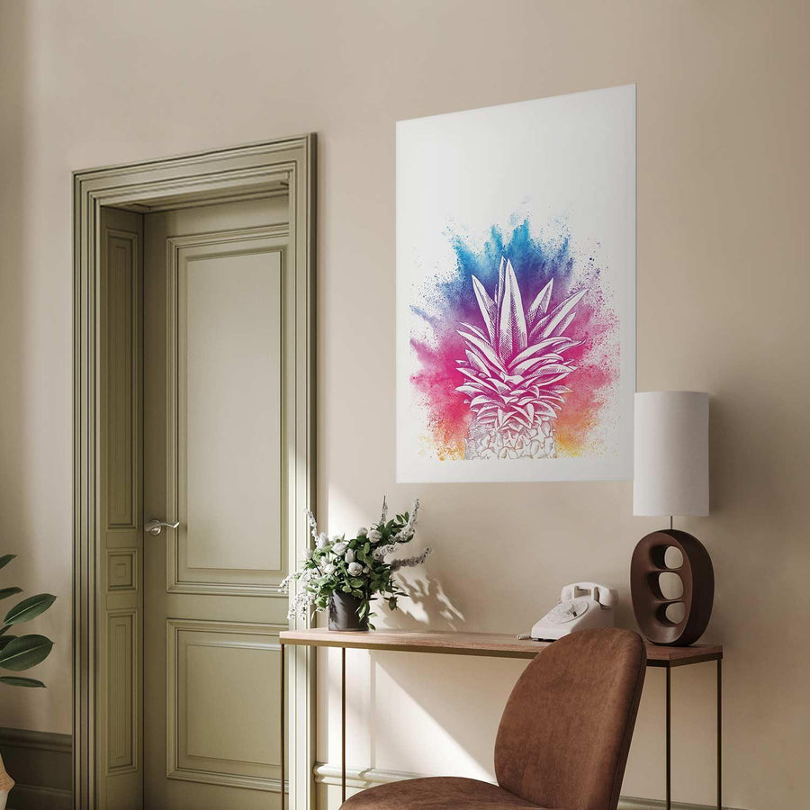 Poster - Colorful Pineapple Artgeist