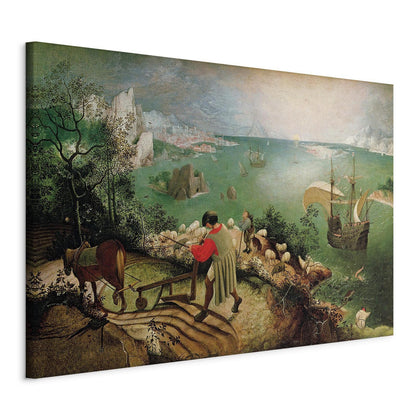 Leinwandbild - Landscape with the Fall of Icarus Artgeist