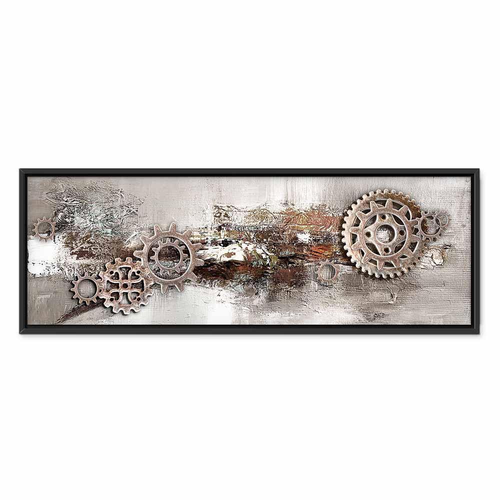 Leinwandbild - Steel Cranks (1 Part) Narrow