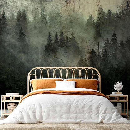 Fototapete - Misty Beauty of the Forest