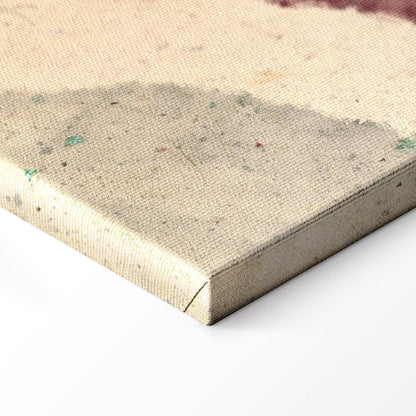 Leinwandbild - Leaves and spots – large vibrant shapes inspired by Matisse