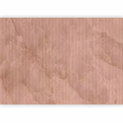 Fototapete - Pink reed - solid background with textured vertical stripes with pattern Artgeist