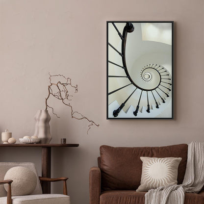 Leinwandbild - Endless Stairs (1 Part) Vertical