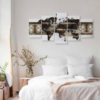 Leinwandbild - Metalic World