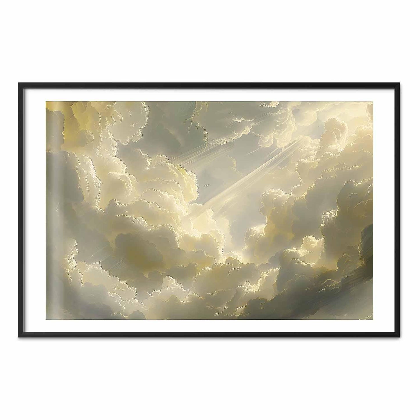 Poster - Fascinating Play of Colors Against the Clouds