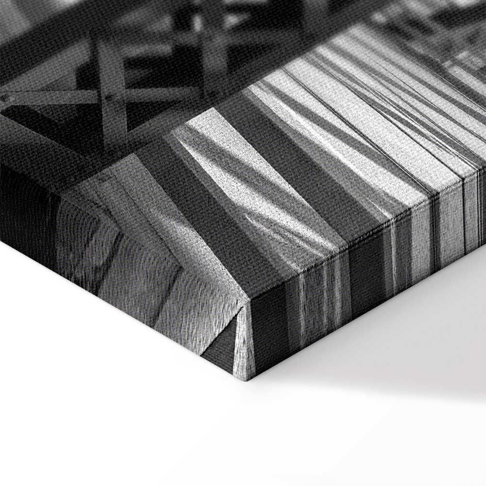 Leinwandbild - Bridge at Morning (1 Part) Vertical