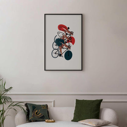 Poster - Olympics - Cycling Race