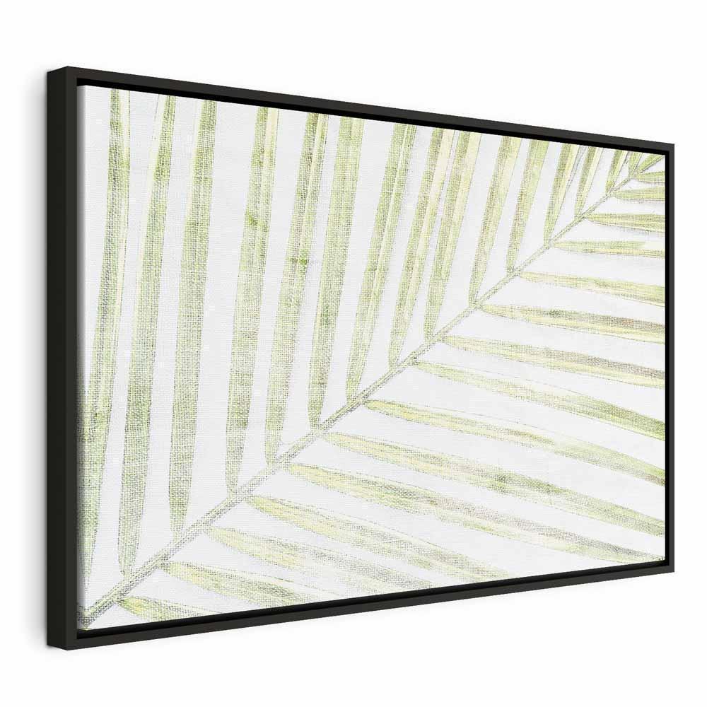 Leinwandbild - Palm Leaf (1 Part) Wide
