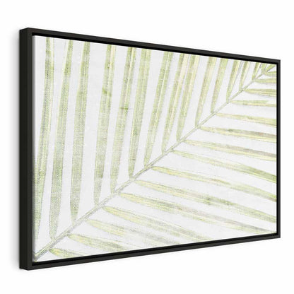 Leinwandbild - Palm Leaf (1 Part) Wide
