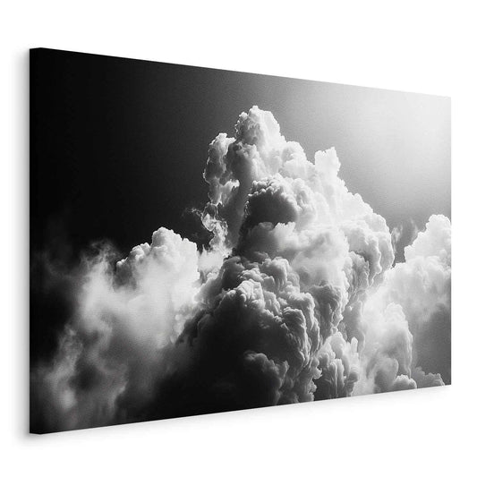 Leinwandbild - Clouds Like from Dreams: Let the Sun Illuminate Your Day – A Visual Feast Artgeist