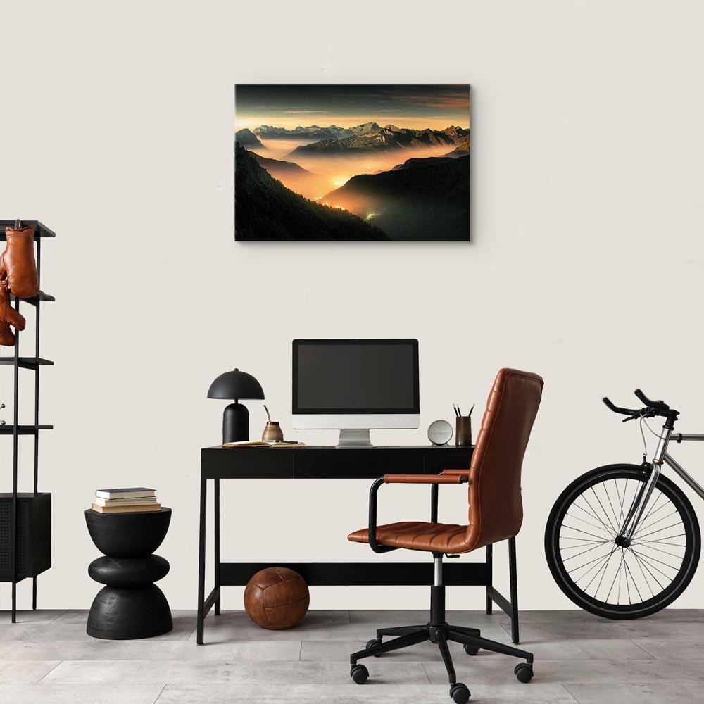 Leinwandbild - Mountain Breath (1 Part) Wide - Third Variant