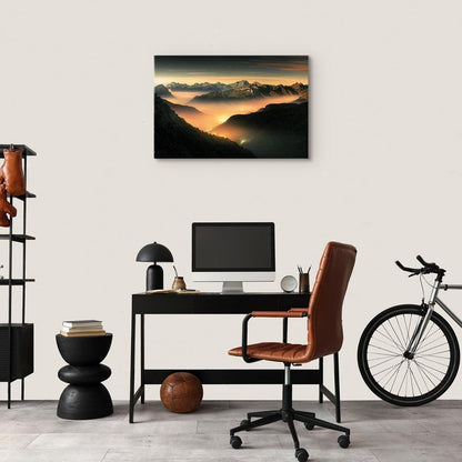 Leinwandbild - Mountain Breath (1 Part) Wide - Third Variant