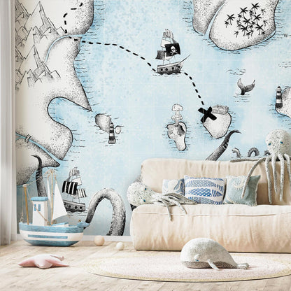 Fototapete - Treasure Map Artgeist