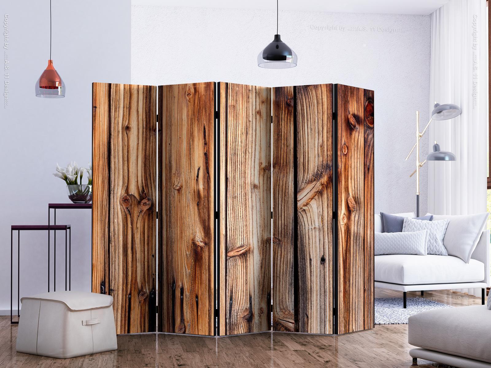 Paravent - Wooden Chamber II Artgeist