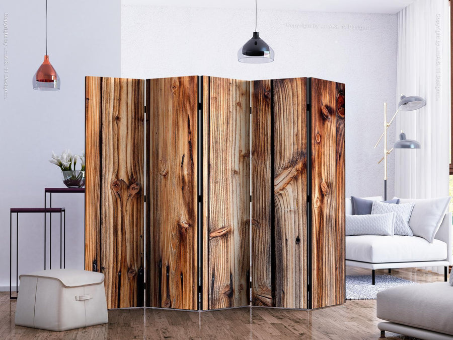 Paravent - Wooden Chamber II Artgeist